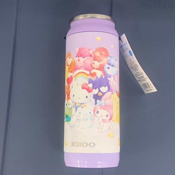 NWT CARE BEARS Insulated Can 16 Oz igloo Stainless Steel - Picture 10 of 10